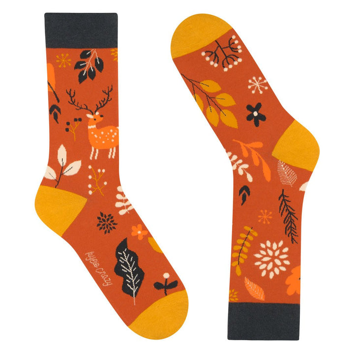 Kylie Crazy Calcetines Originales De Algodón CIERVO