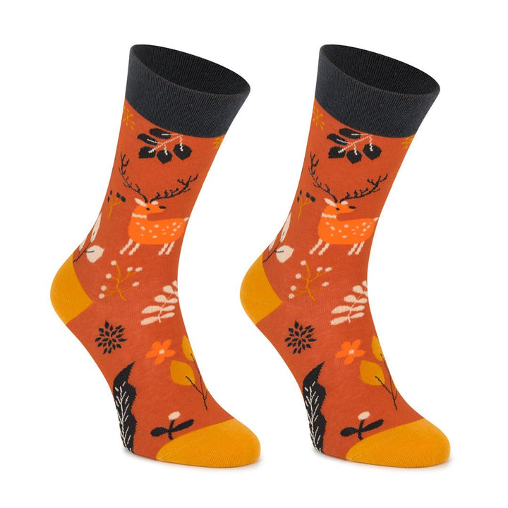 Kylie Crazy Calcetines Originales De Algodón CIERVO