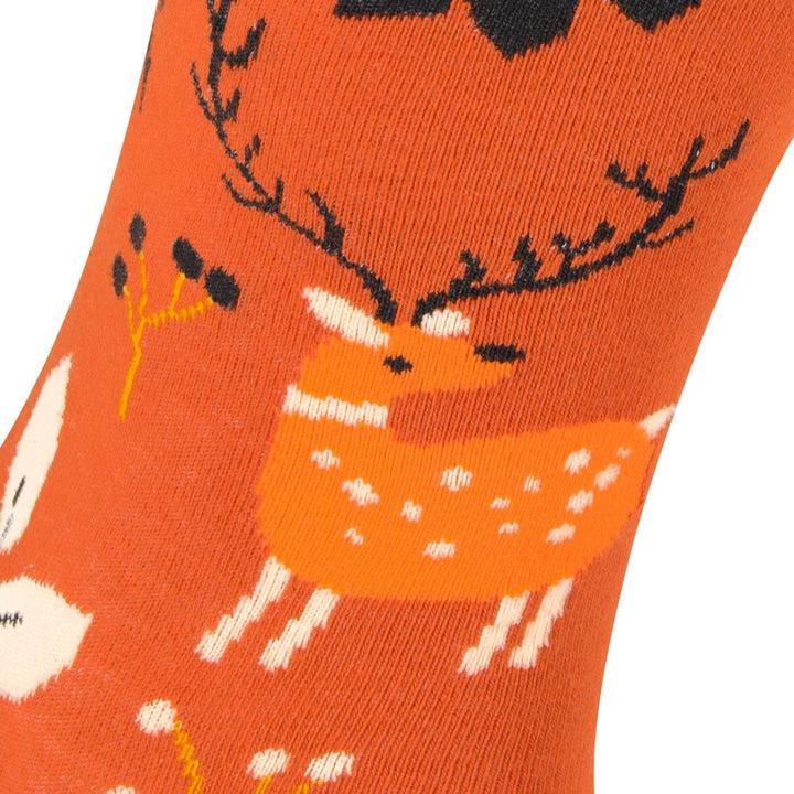 Kylie Crazy Calcetines Originales De Algodón CIERVO