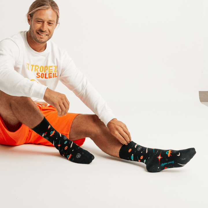 Kylie Crazy Calcetines Originales De Algodón GALAXIA