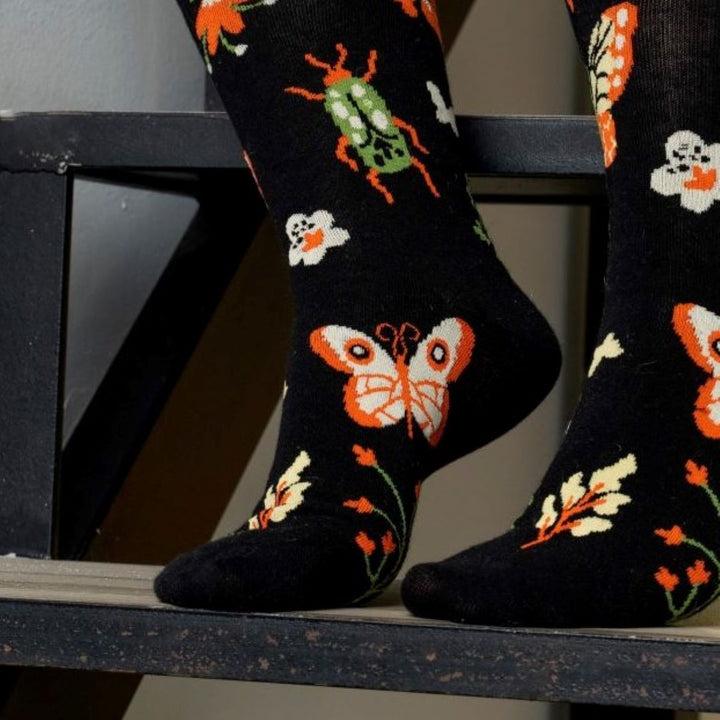 Kylie Crazy Calcetines Originales De Algodón MARIPOSA