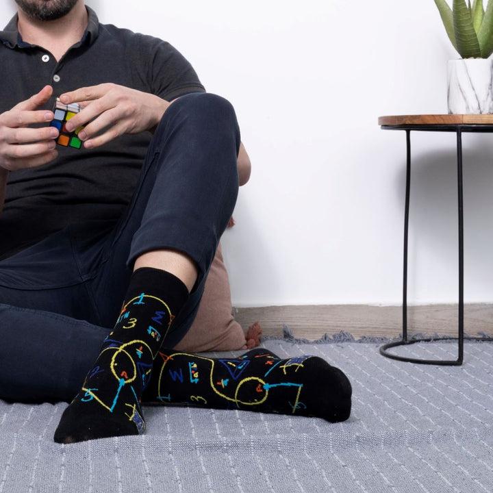 Kylie Crazy Calcetines Originales De Algodón MATEMÁTICAS