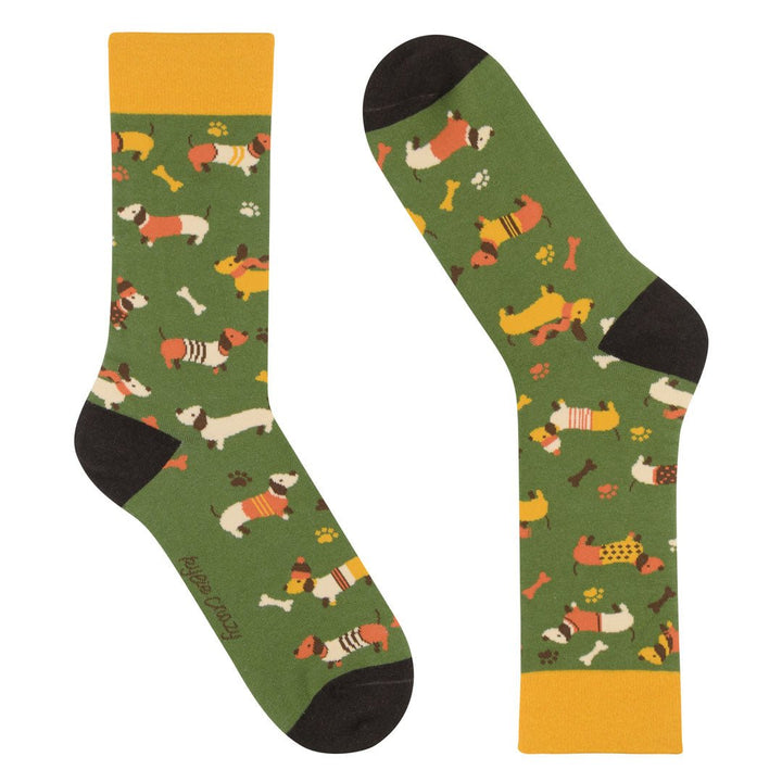 Kylie Crazy Calcetines Originales De Algodón PERROS