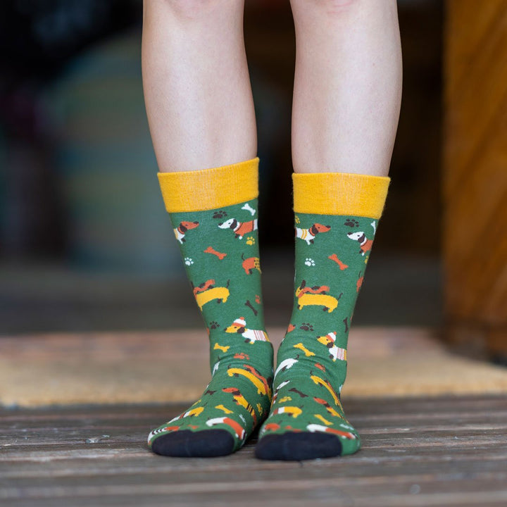 Kylie Crazy Calcetines Originales De Algodón PERROS