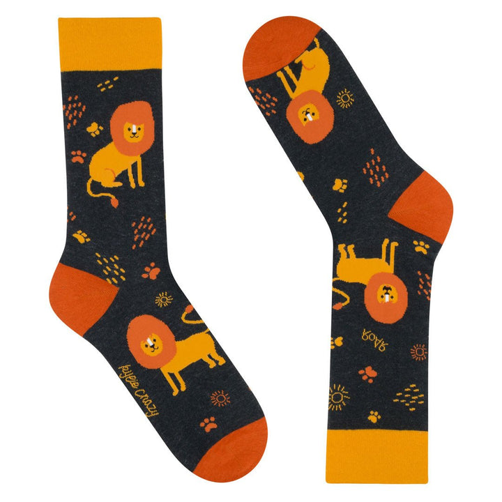 Kylie Crazy Calcetines Alegres De Algodón LEÓN