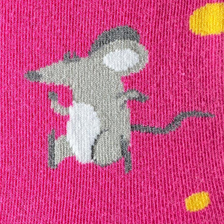 Kylie Crazy Calcetines Alegres De Algodón RATÓN