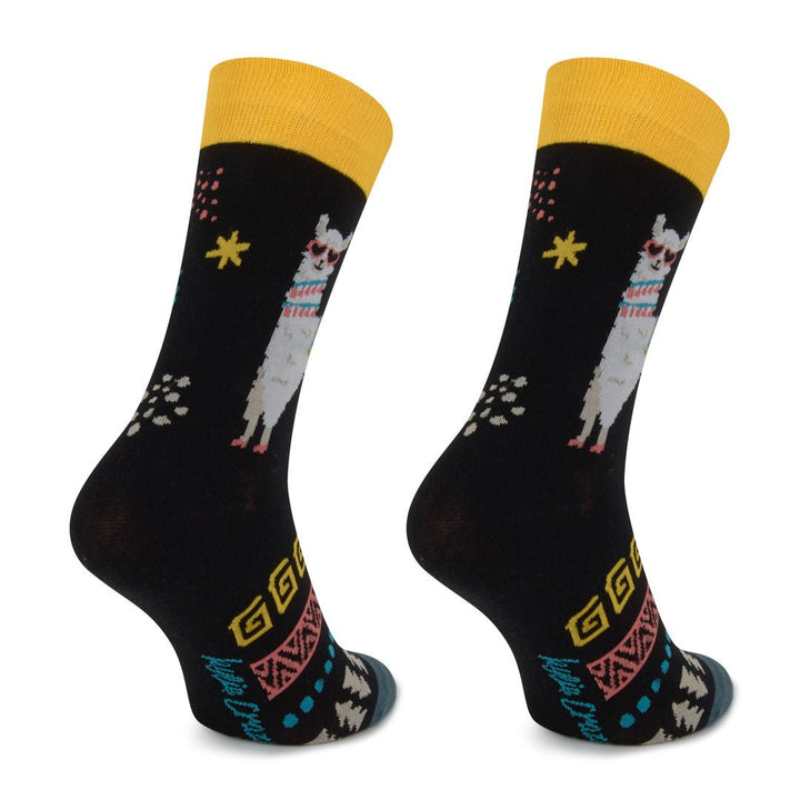 Kylie Crazy Calcetines Divertidos De Algodón LLAMA