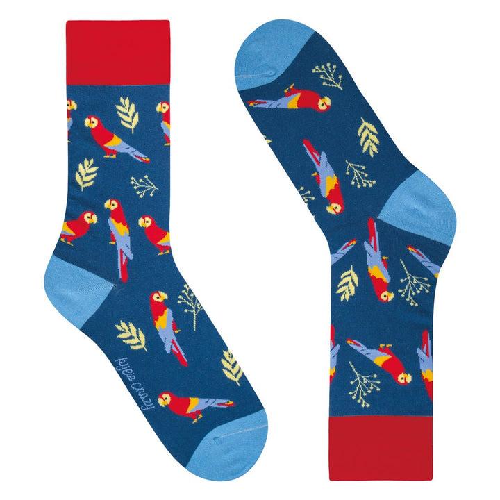 Kylie Crazy Calcetines Divertidos De Algodón LOROS