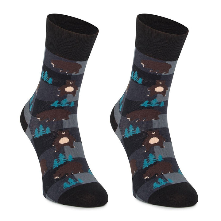 kylie crazy Calcetínes divertidos de algodón OSOS