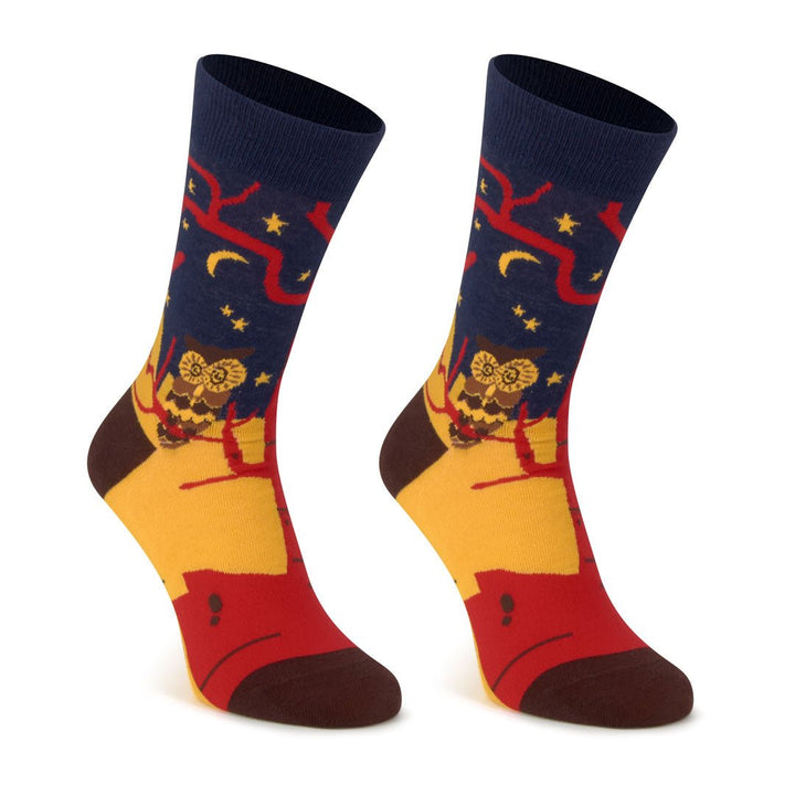 kylie crazy Calcetines originales de algodón BÚHOS