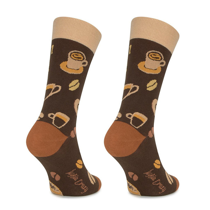 Kylie Crazy Calcetines Originales De Algodón CAFÉ
