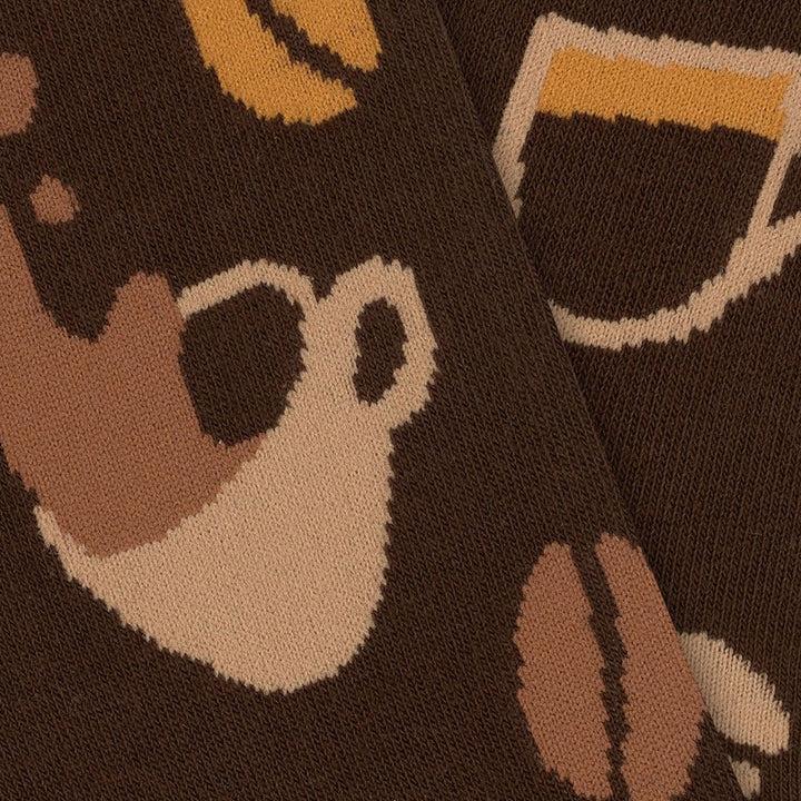 Kylie Crazy Calcetines Originales De Algodón CAFÉ