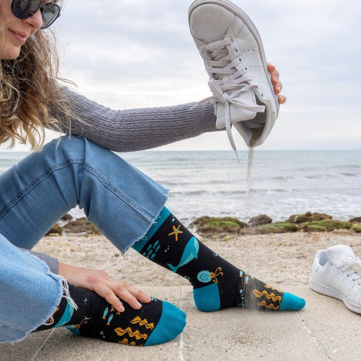 Kylie Crazy Calcetines Originales De Algodón MAR