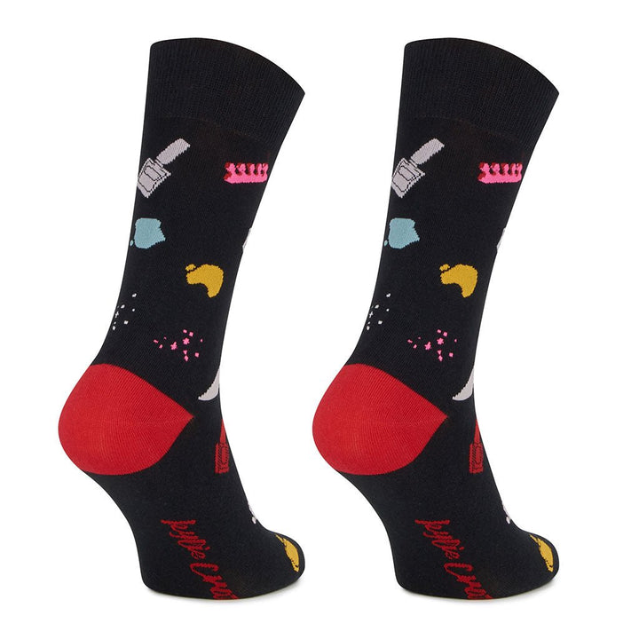 Kylie Crazy Calcetines Originales De Algodón UÑAS