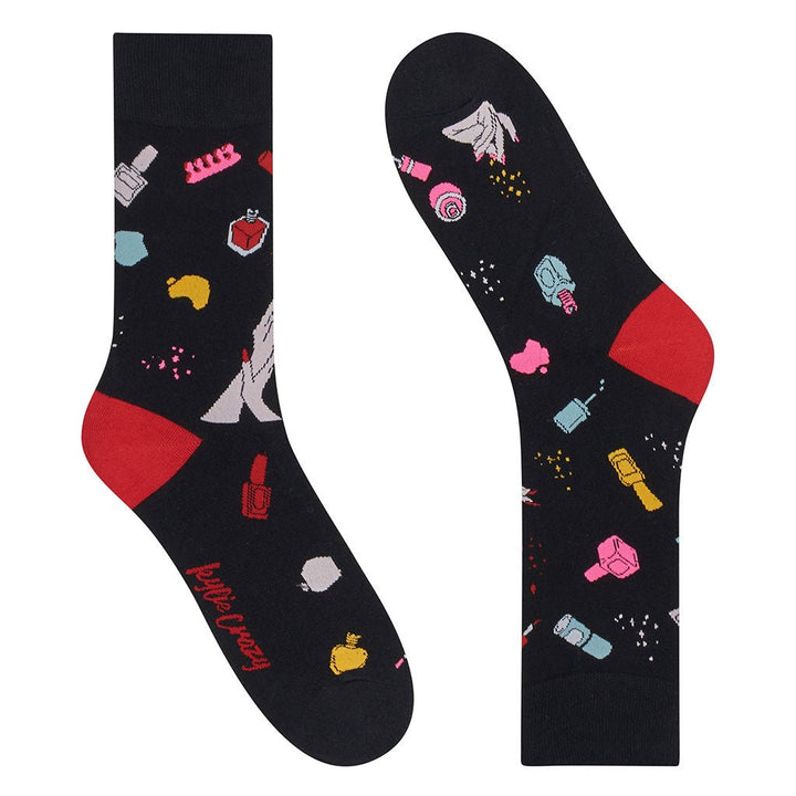 Kylie Crazy Calcetines Originales De Algodón UÑAS