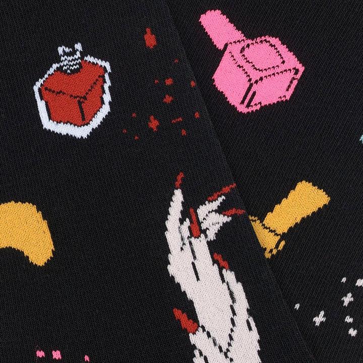 Kylie Crazy Calcetines Originales De Algodón UÑAS