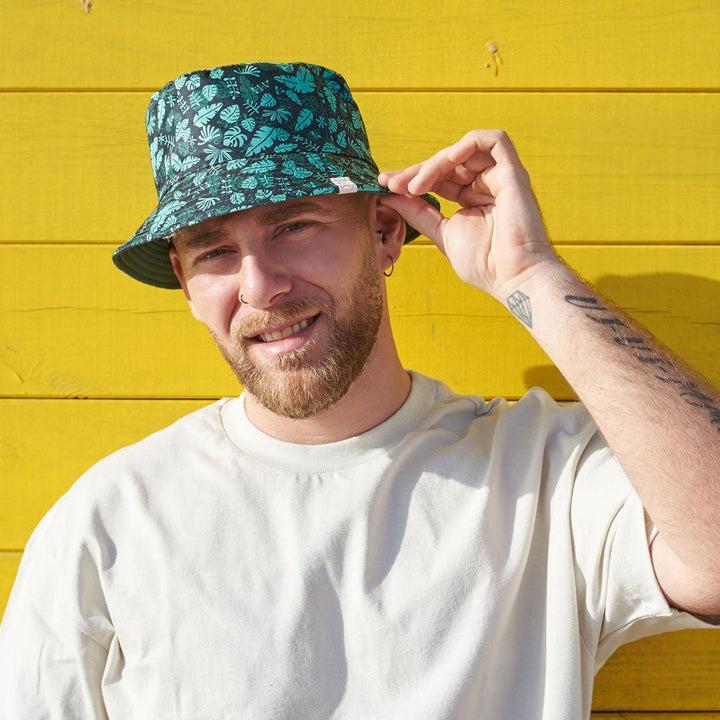 kylie crazy Gorro de pescador reversible JUNGLA