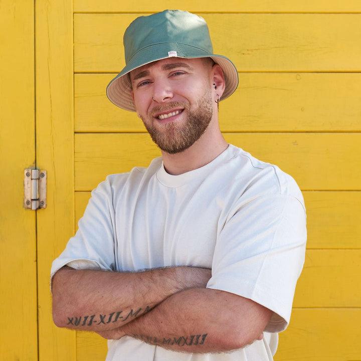 kylie crazy Gorro de pescador reversible KAKI