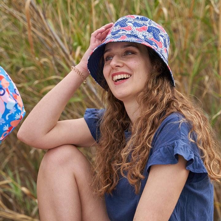 kylie crazy Gorro de pescador reversible ORCA