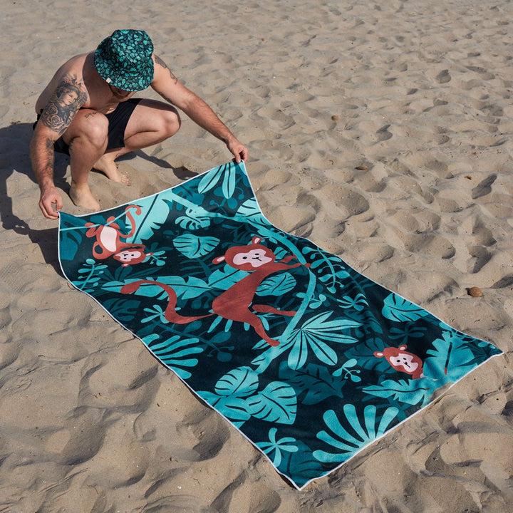 kylie crazy Toalla de playa ultraligera MONITOS