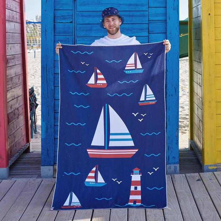 kylie crazy Toalla de playa ultraligera VELERO