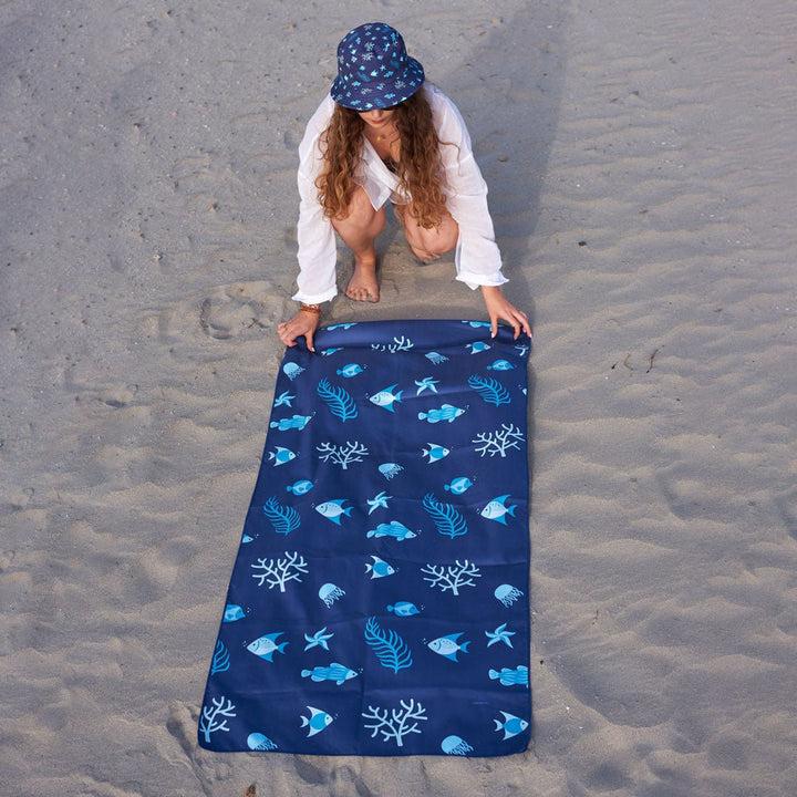 Kylie Crazy Toalla Microfibra Ultraligera PECES