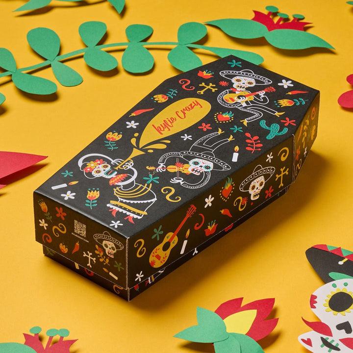 kylie crazy Original pack regalo con 4 pares diferentes de calcetines + caja de CATRINAS