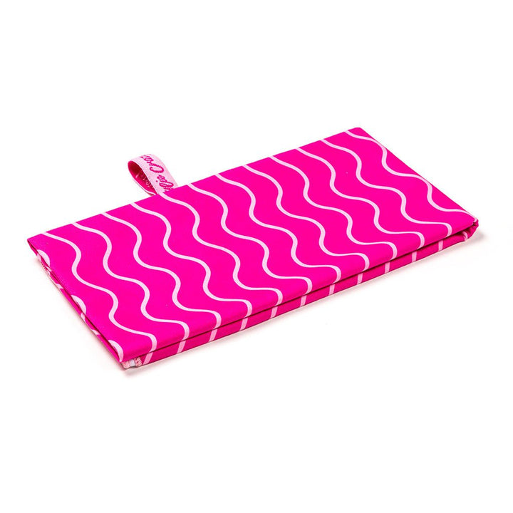 Kylie Crazy Toalla Microfibra Ultraligera OLAS FUCSIA