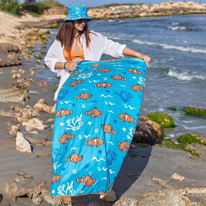 Kylie Crazy Toalla Microfibra Ultraligera PEZ PAYASO