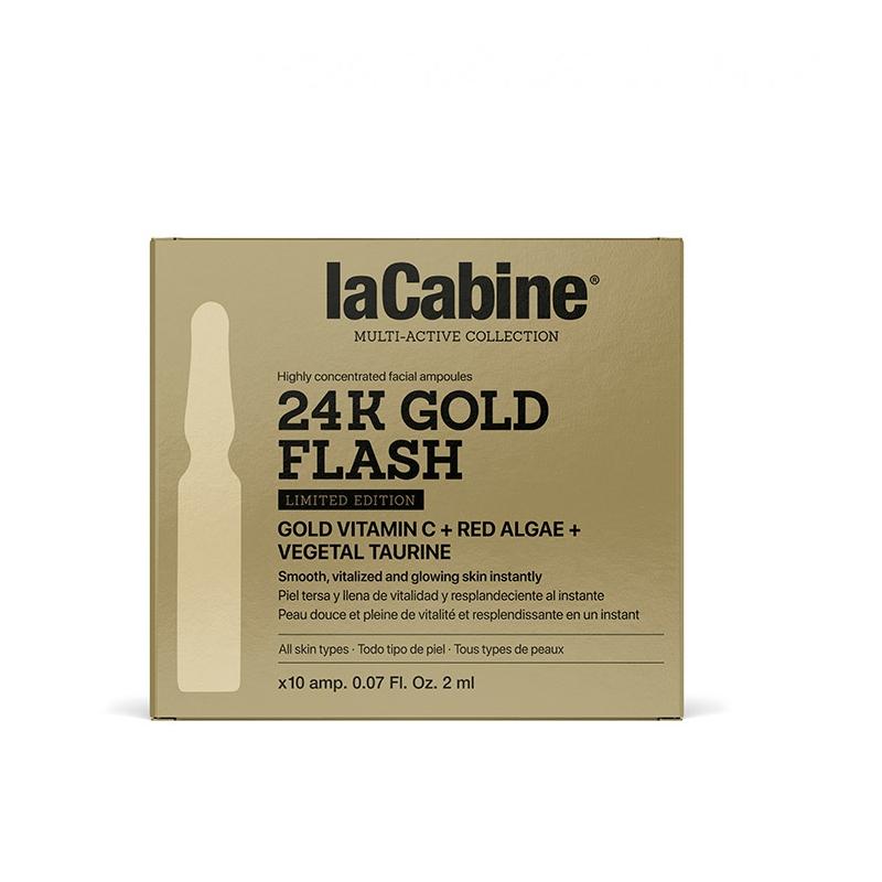 la cabine 24K GOLD FLASH