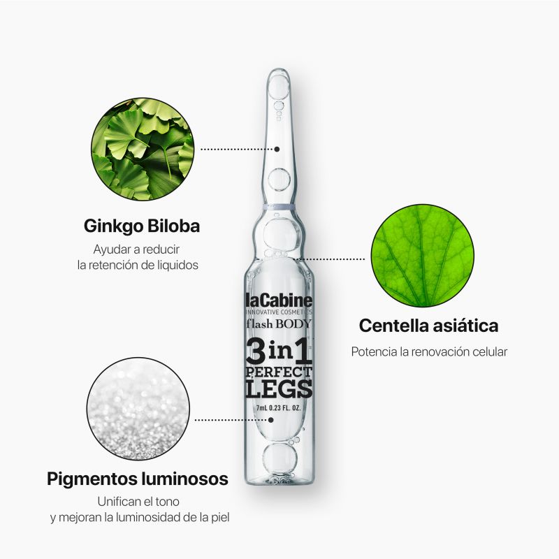 La Cabine Ampollas 3 In 1 Perfect Legs