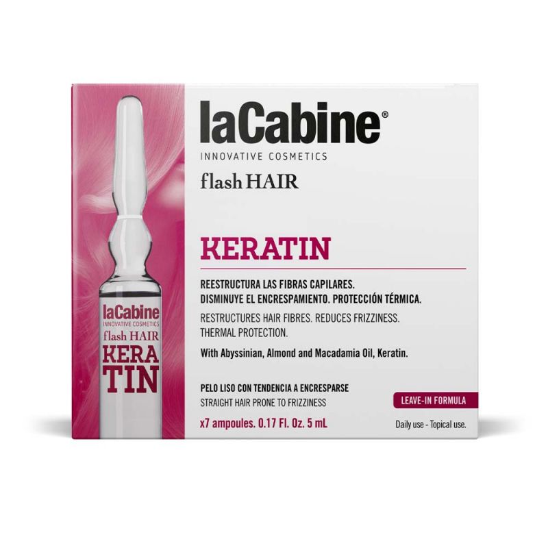 la cabine Ampollas Keratin