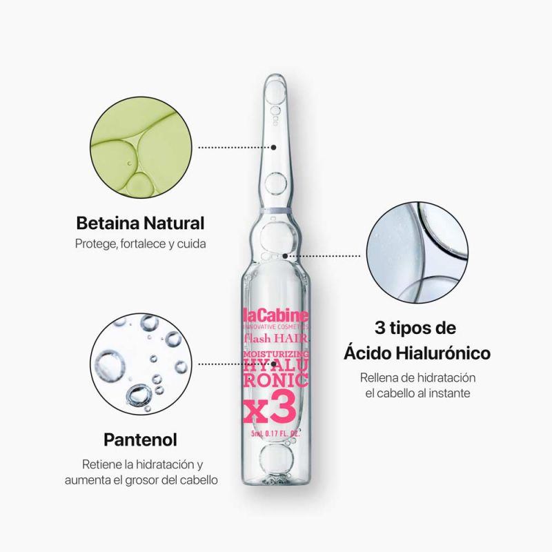 La Cabine Ampollas Moisturizing Hyaluronic X3