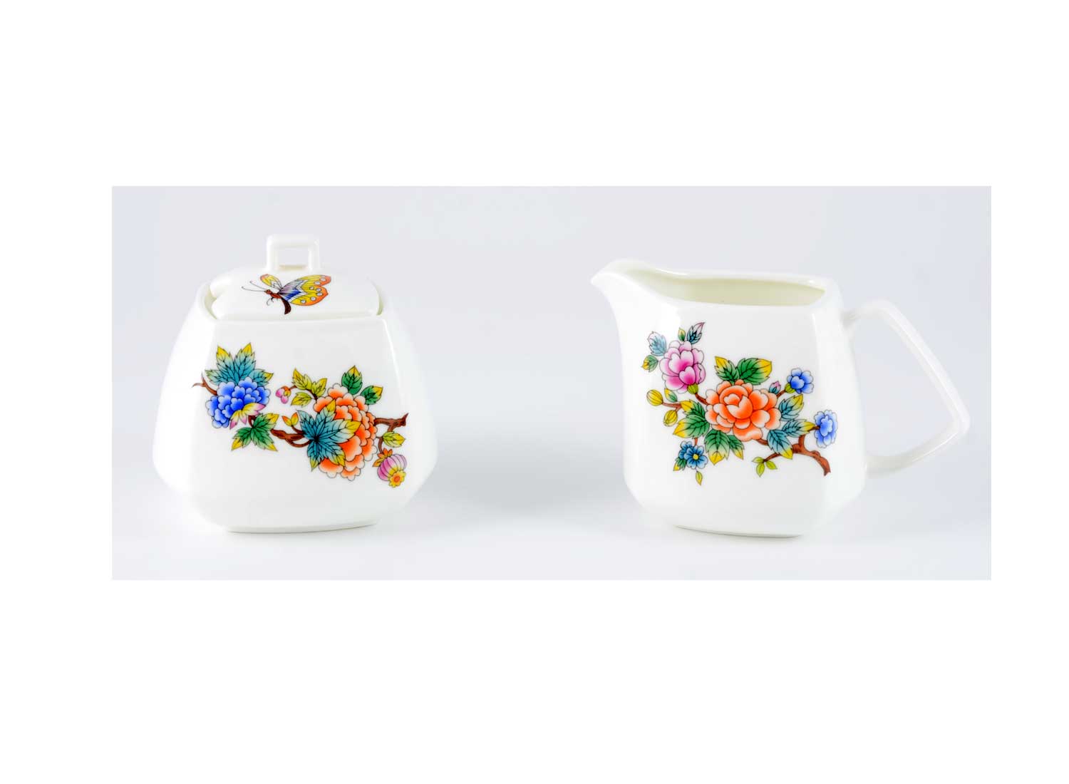 la cija Juego Azucarero y Lechera 310ml. Jardín Oriental