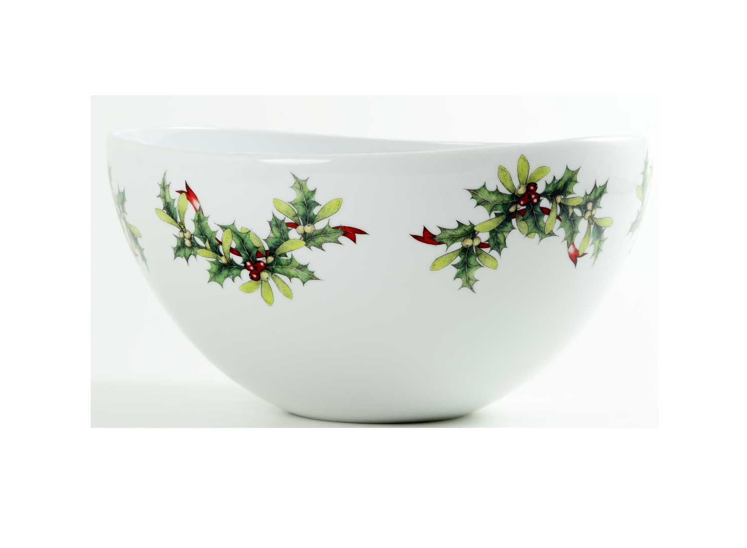 la cija Ensaladera 23cm. Navidad Abetos