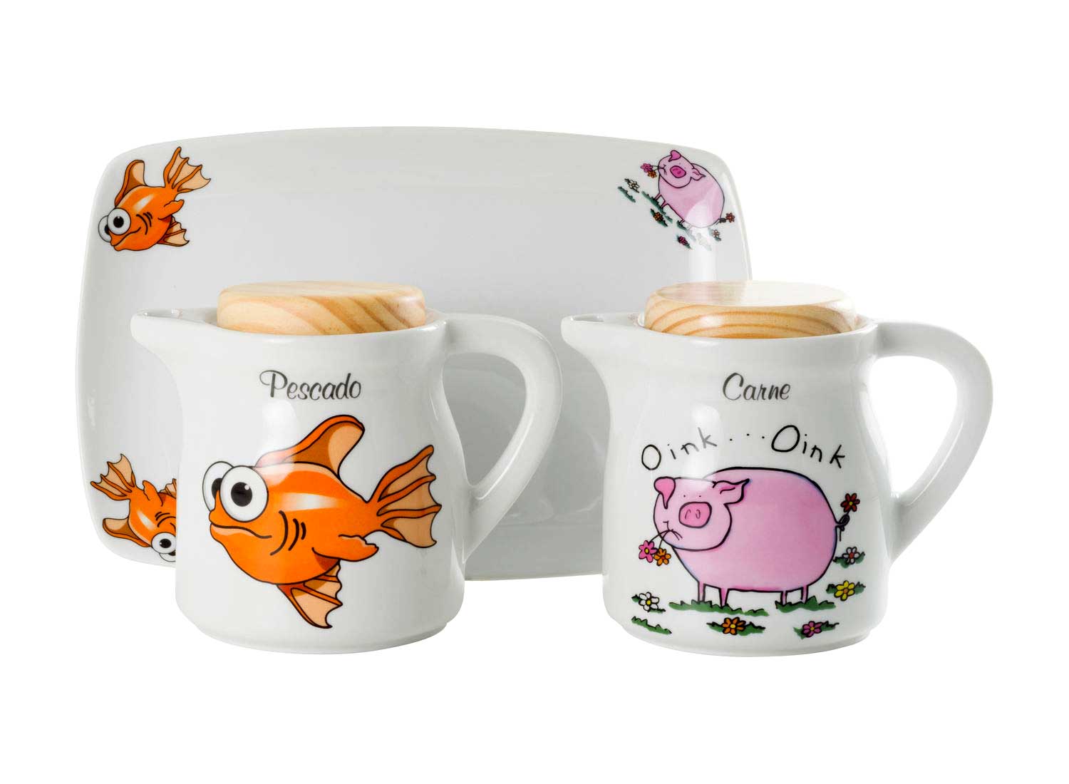 la cija Graseras para carne y pescado Pez y Cerdo