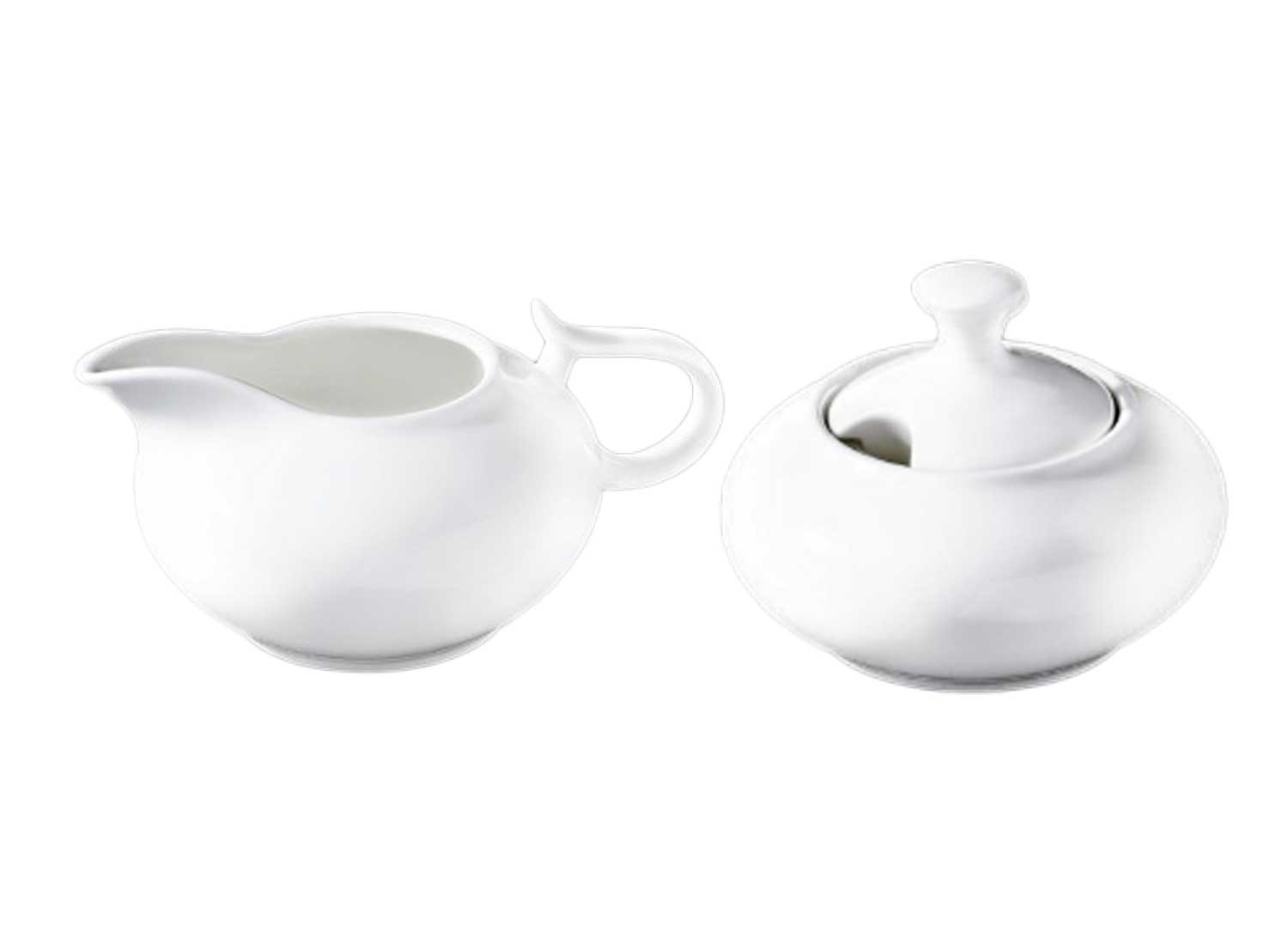 la cija Juego Azucarero y Lechera 250ml. Blanco