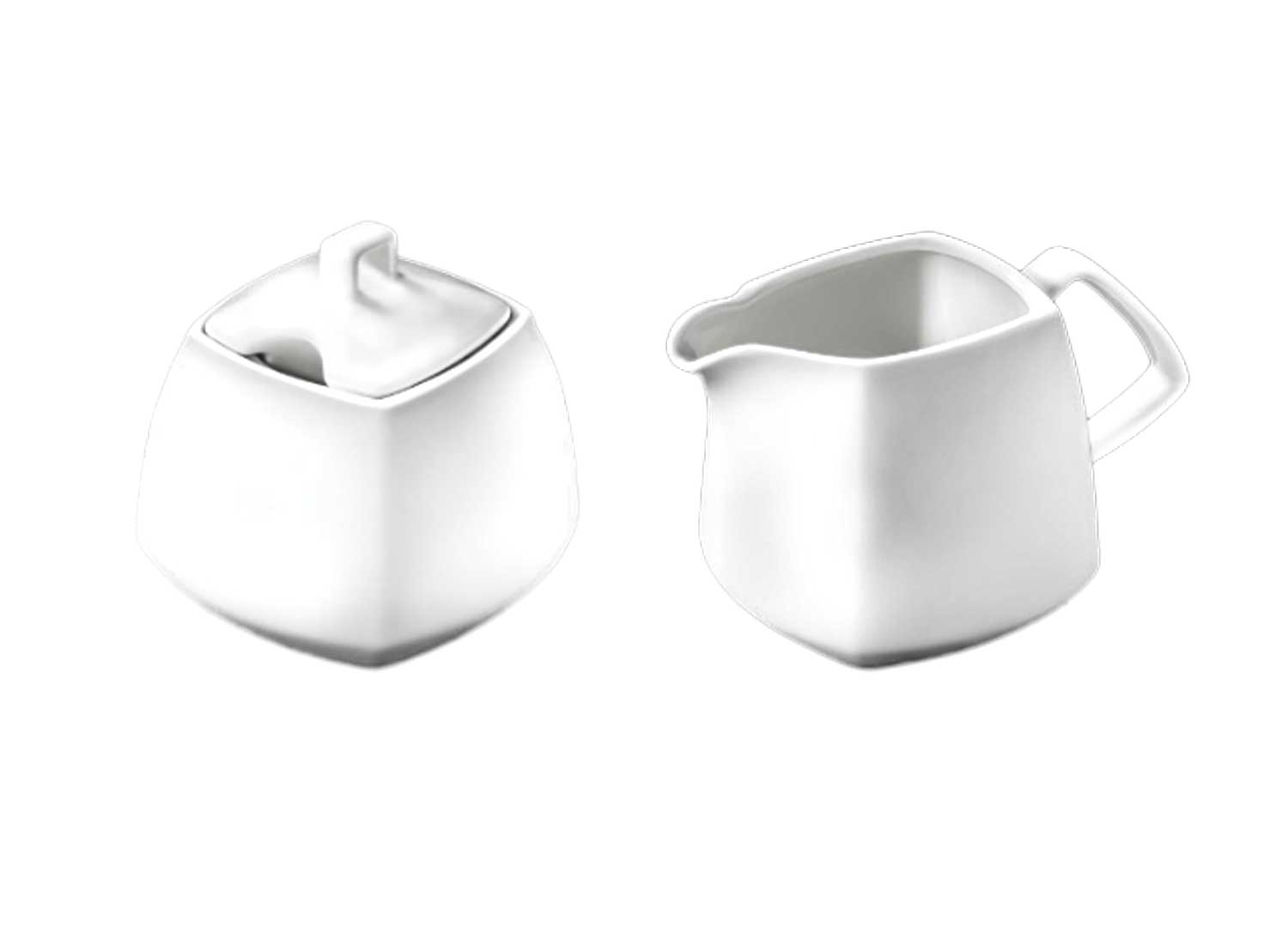 la cija Juego Azucarero y Lechera 310ml. Blanco