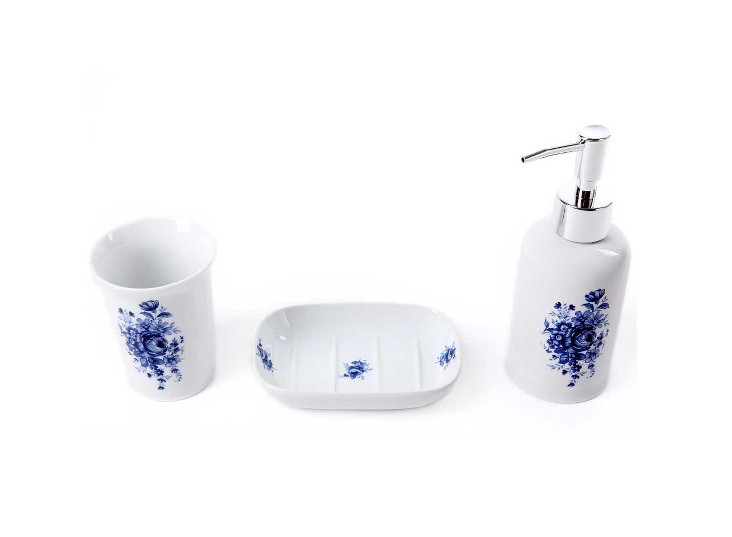 la cija Juego de Baño Azul Ramo