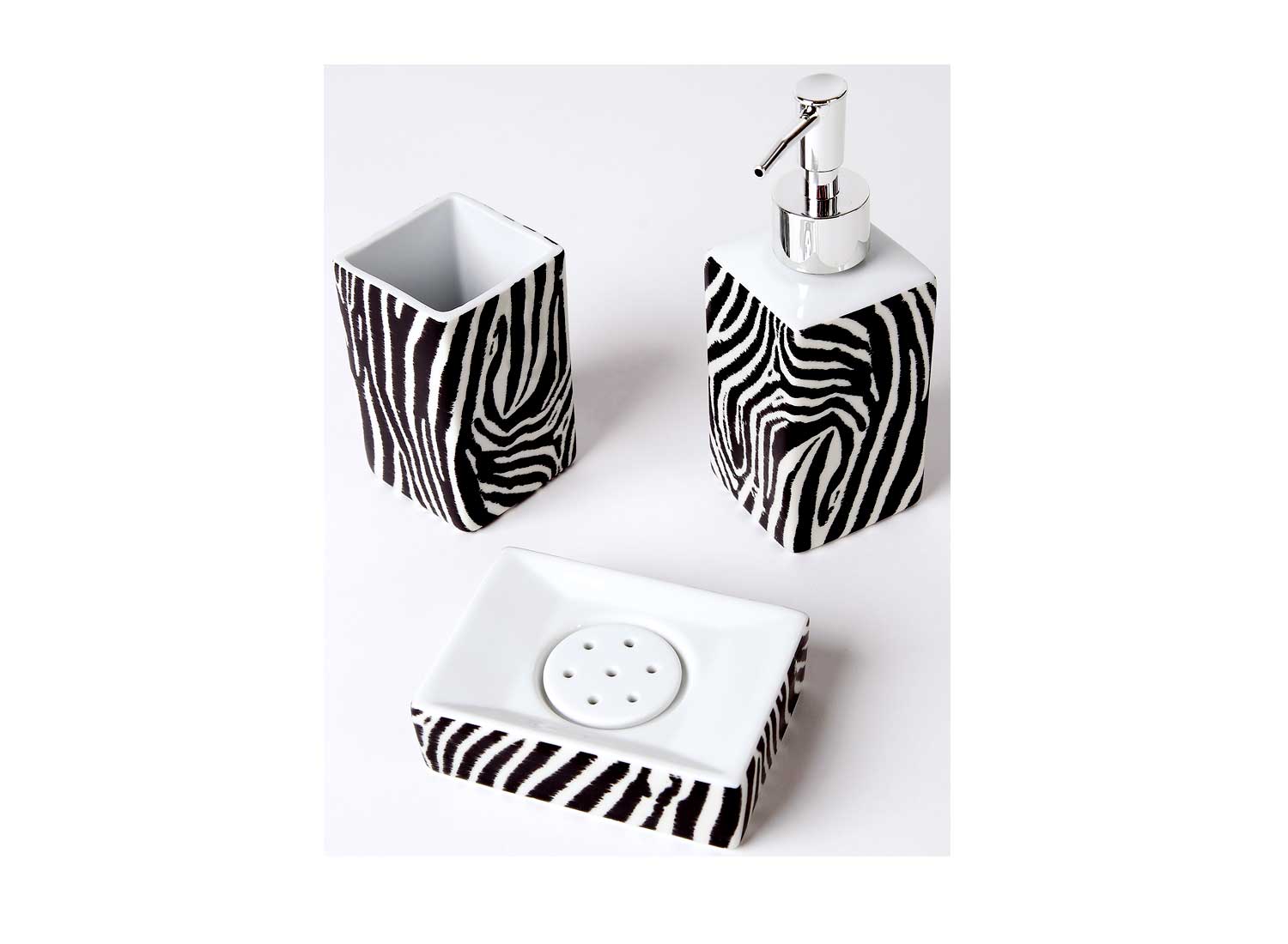 la cija Juego de Baño Cebra