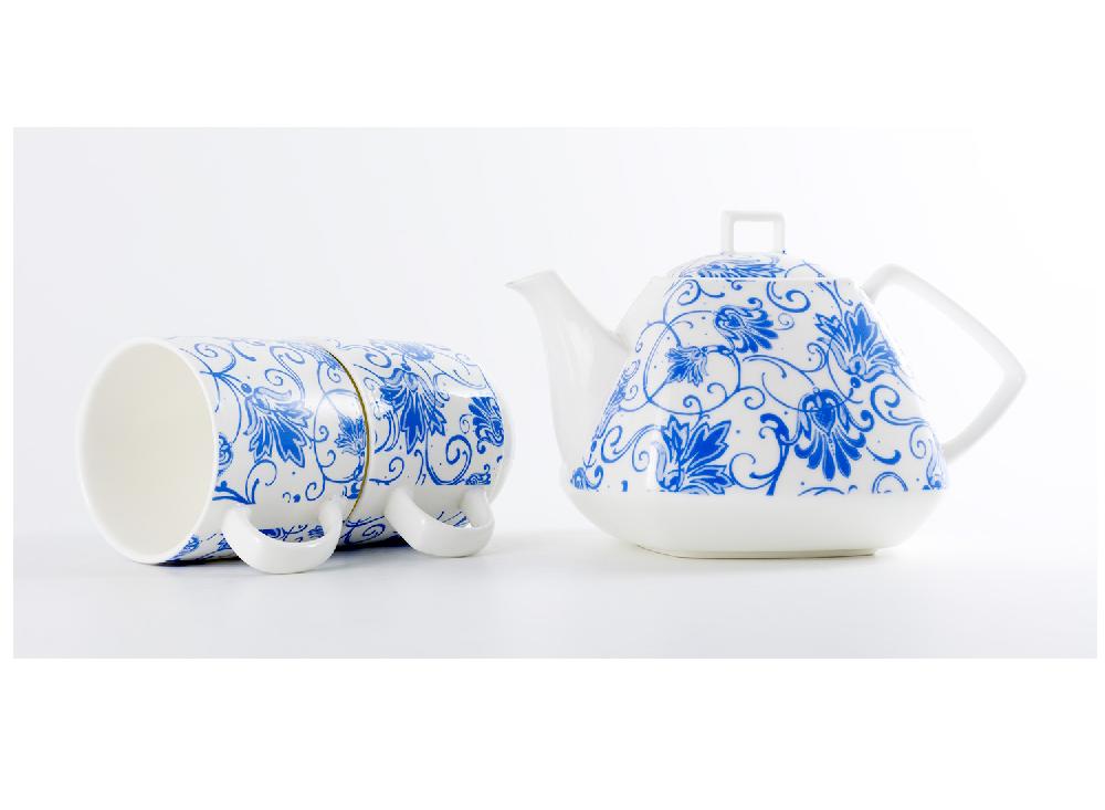 la cija Juego de Té París Azul