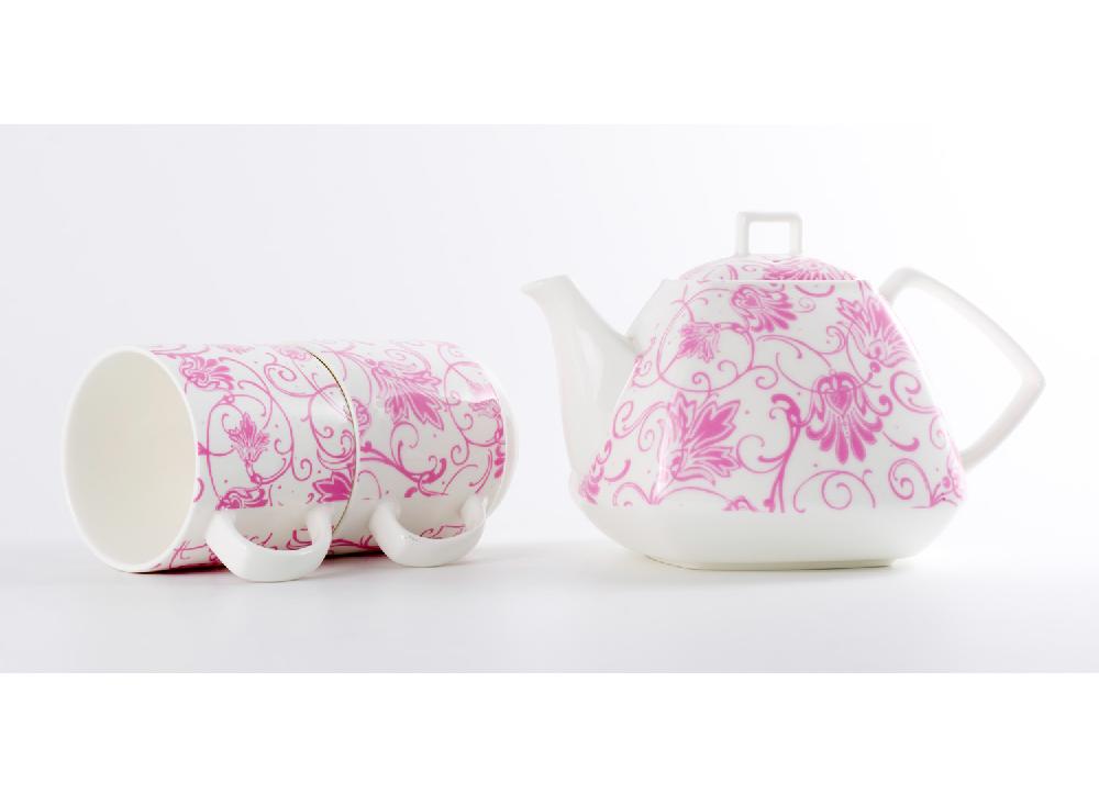 la cija Juego de Té París Rosa