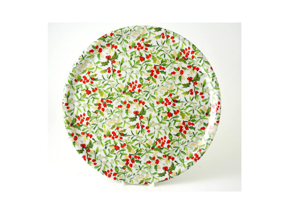 la cija Plato Bahía 31cm. Acebo Malangosto