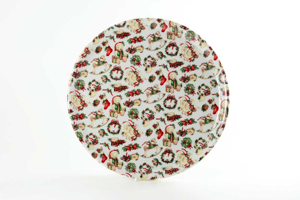 la cija Plato Bahía 31cm. Navidad Instrumentos