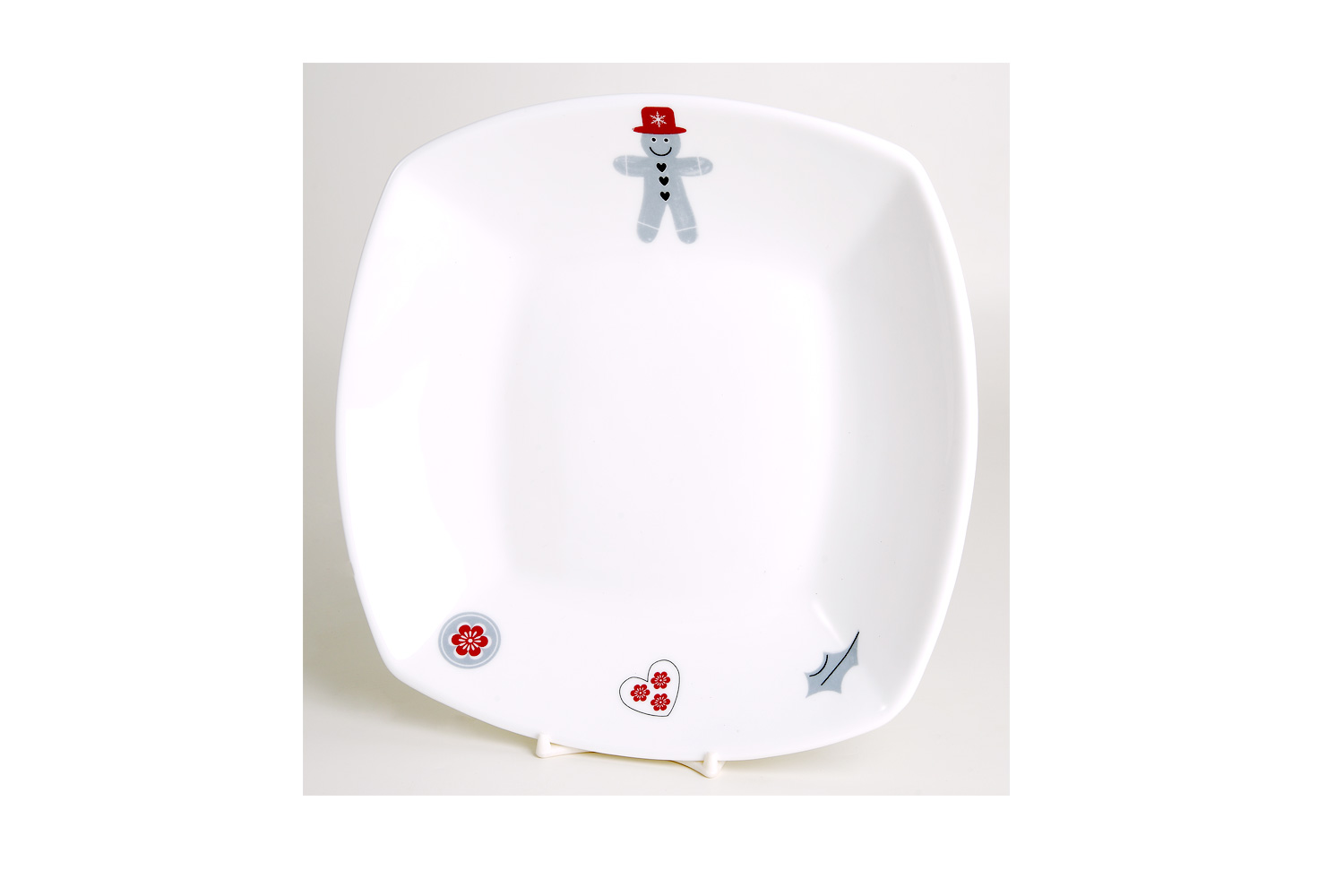 la cija Plato Hondo 22x22cm. Reno Tiza