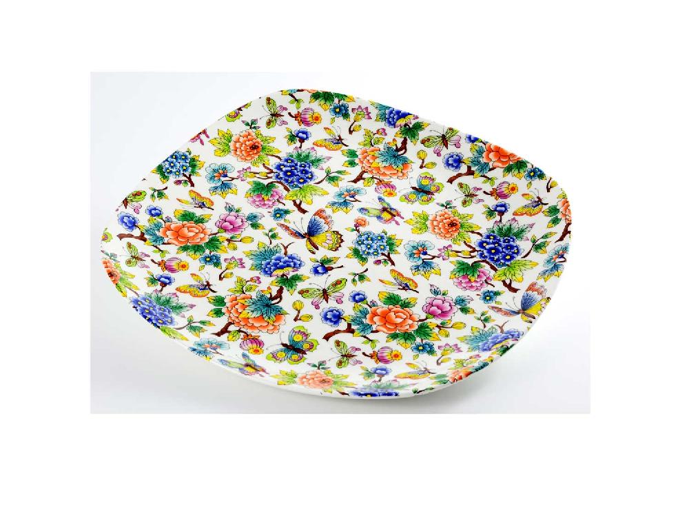 la cija Plato Presentación 29x29cm. Jardín Oriental