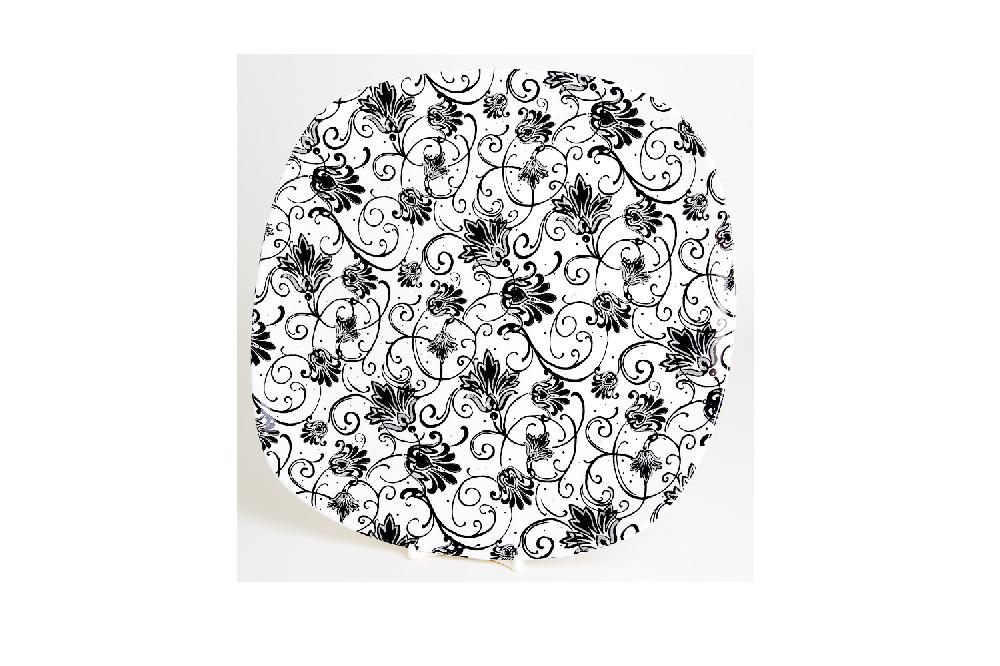 la cija Plato Presentación 29x29cm. París Negro