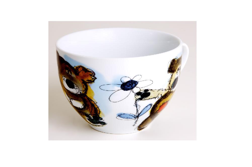 la cija Taza de Desayuno Grande 60cl. Osos Miel