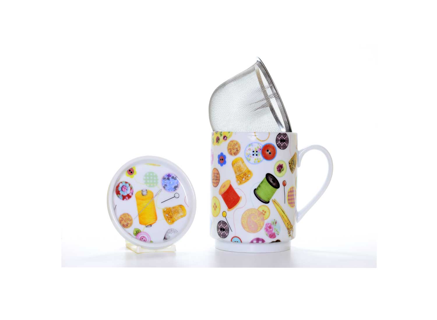 la cija Taza de Té Costura