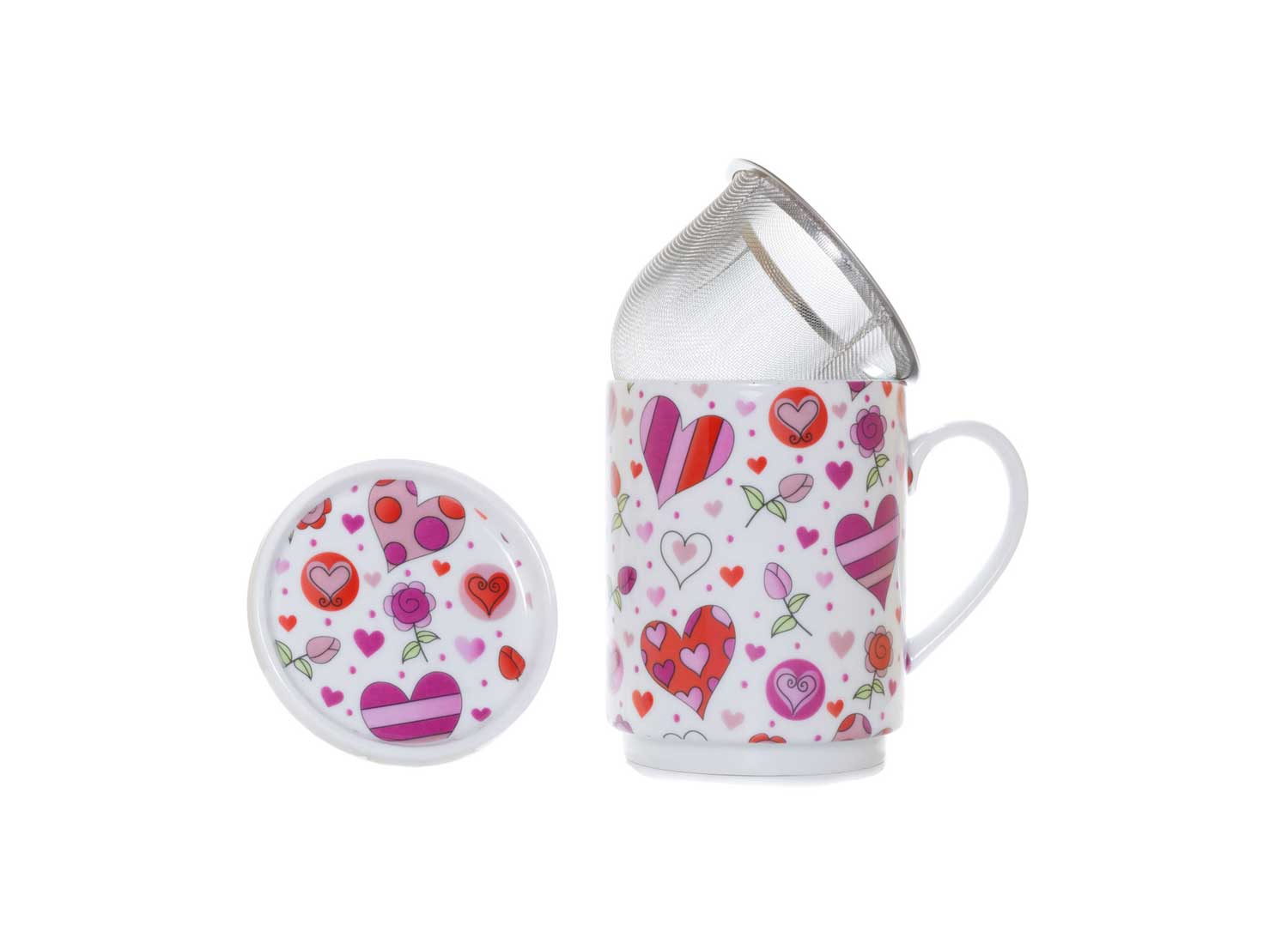 la cija Taza de Té Love Heart